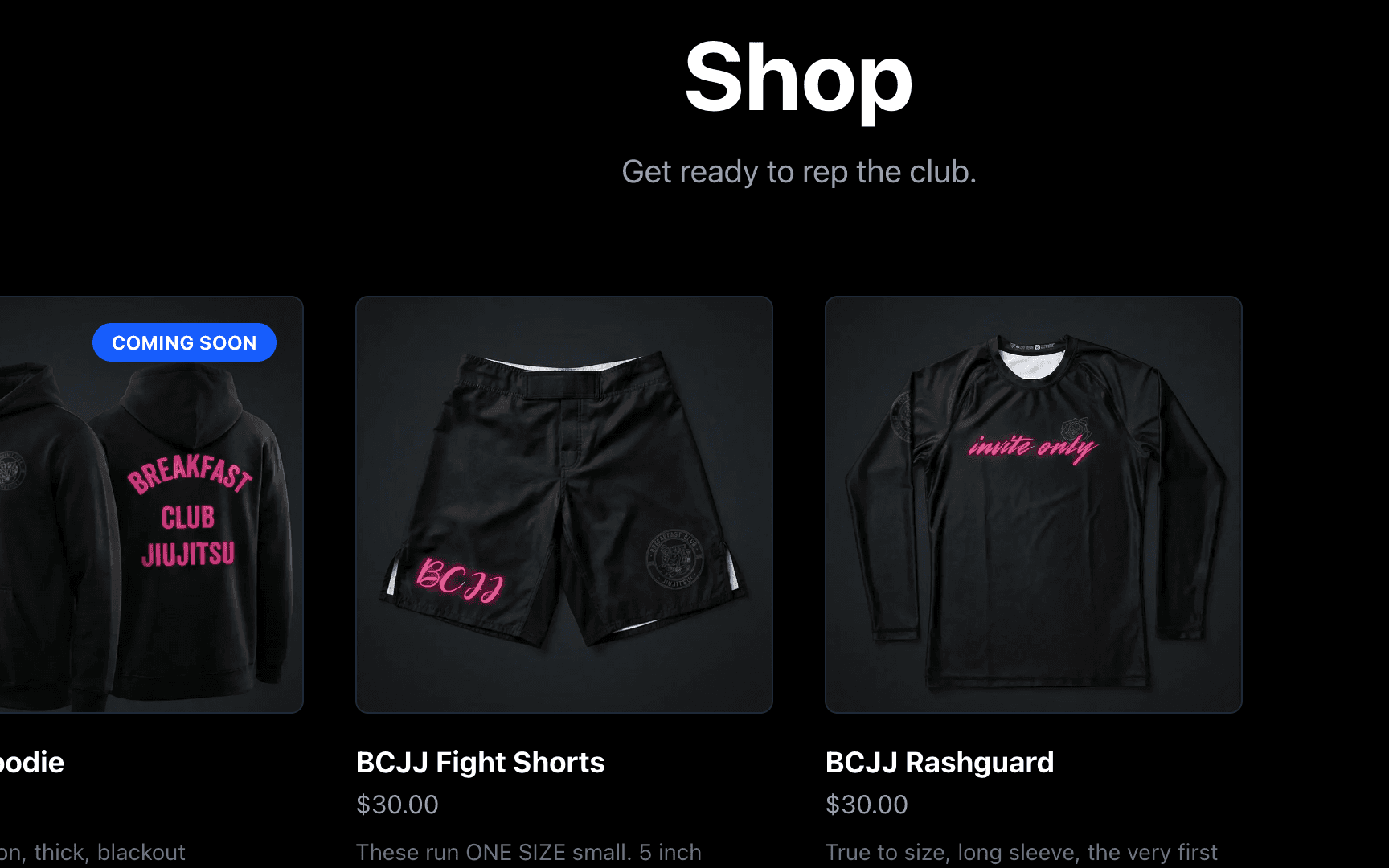 Breakfast Club Shop screenshot 1